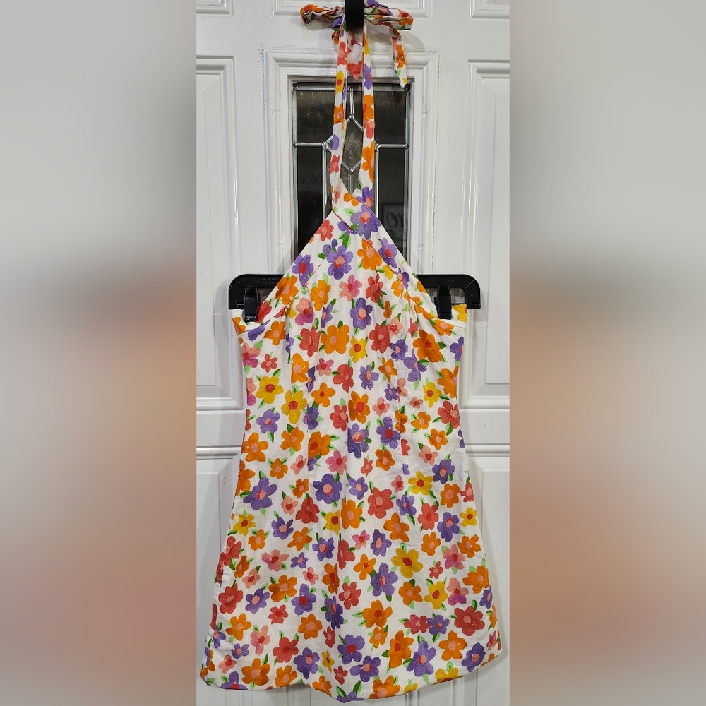 Peppermayo Floral Halter Mini Dress Women's Size 2